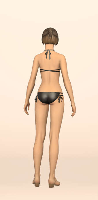 Black Summer Halter & Tanga image