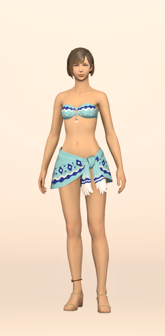 Sea Breeze Summer Halter & Pareo image