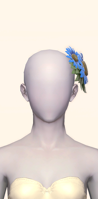Blue Sunflower Corsage image