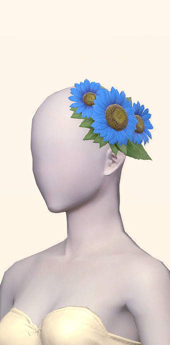 Blue Sunflower Corsage image