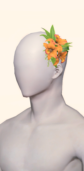 Orange Cattleya Corsage image