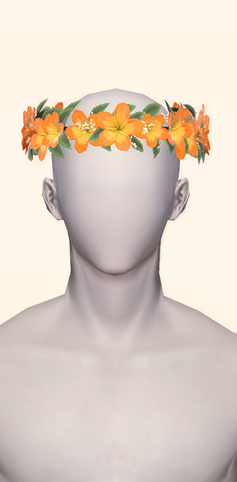 Orange Champa Corsage image
