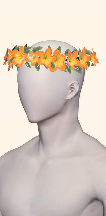Orange Champa Corsage image