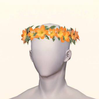 Orange Champa Corsage image