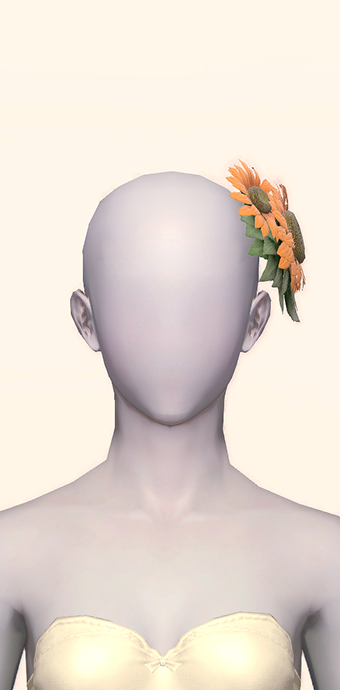 Orange Sunflower Corsage image