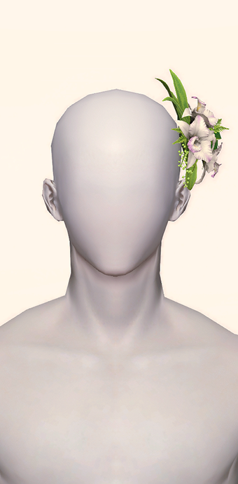 White Cattleya Corsage image