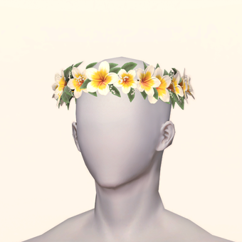 White Champa Corsage image