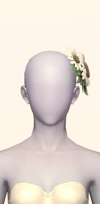White Sunflower Corsage image