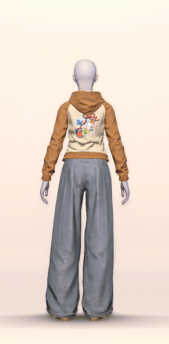 Form-fitting Festival Hooded image