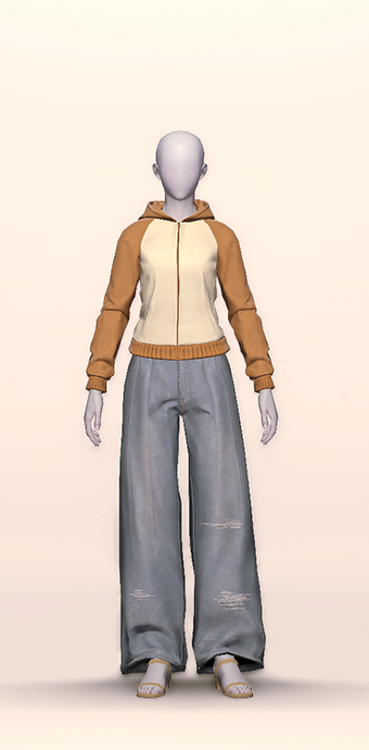Form-fitting Festival Hooded image