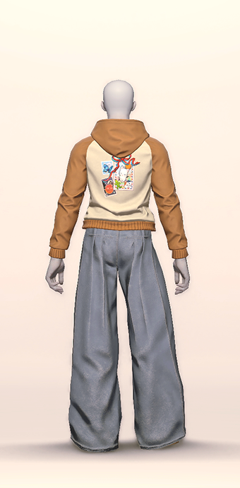 Form-fitting Festival Hooded image