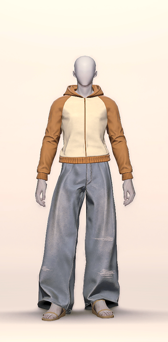 Form-fitting Festival Hooded image
