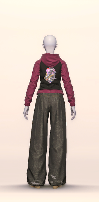 Form-fitting Succubus Hooded image