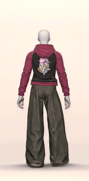 Form-fitting Succubus Hooded image