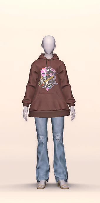 Oversized Succubus Hooded image