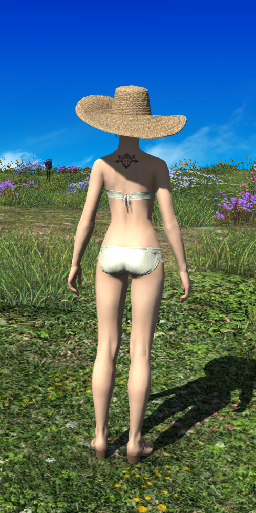 Straw Capeline Set Eorzea Collection