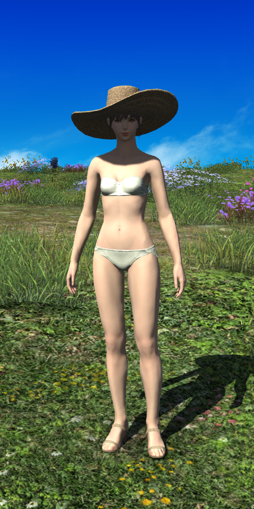 Straw Capeline Set Eorzea Collection