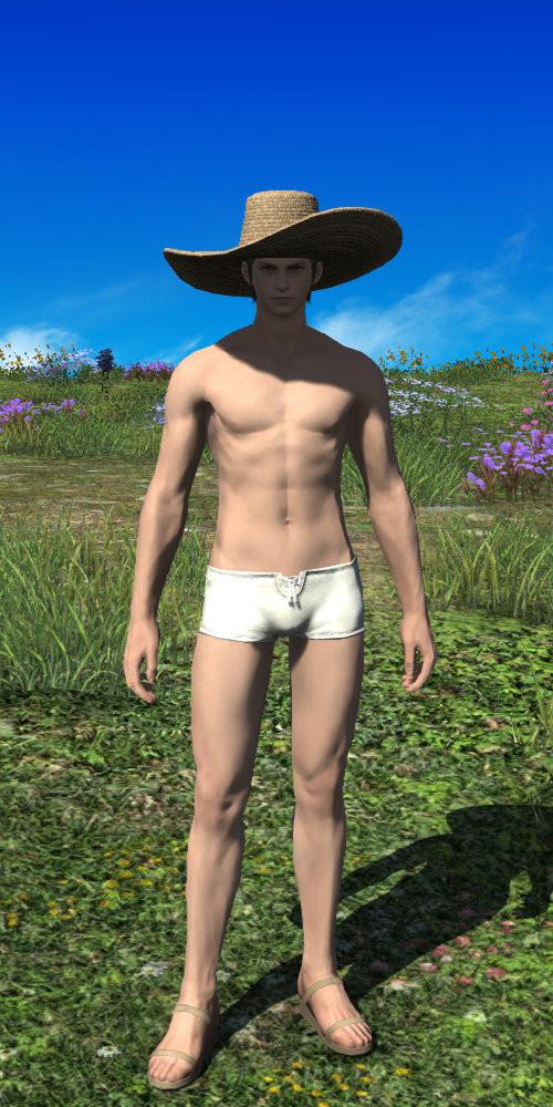 Straw Capeline Set Eorzea Collection