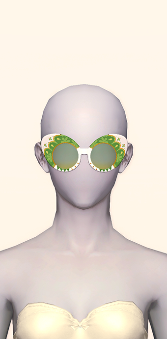 Painted Eggy Eyeglasses image