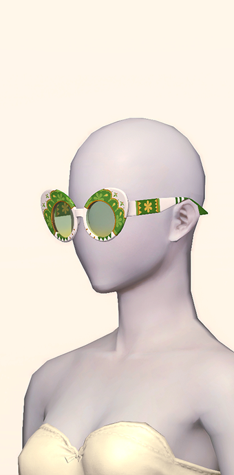 Painted Eggy Eyeglasses image