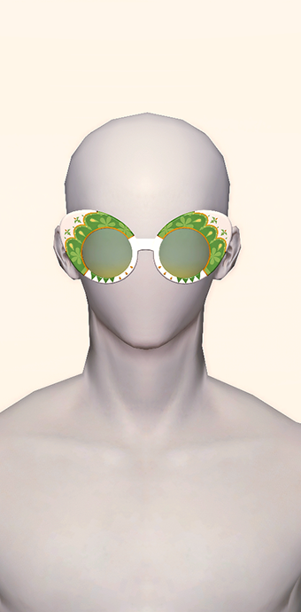 Painted Eggy Eyeglasses image