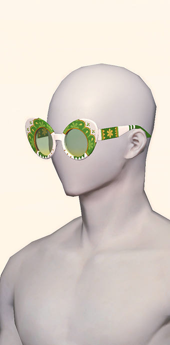 Painted Eggy Eyeglasses image