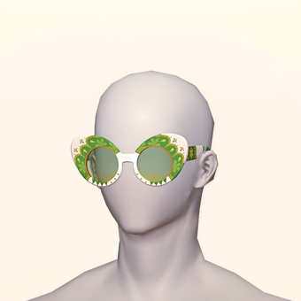 Painted Eggy Eyeglasses image