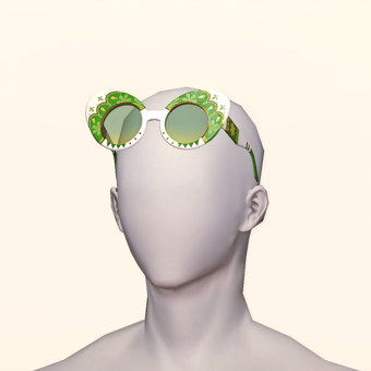Painted Eggy Eyeglasses image