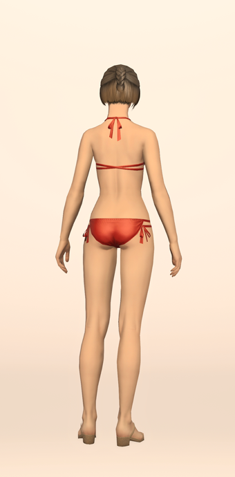 Red Summer Halter & Tanga image
